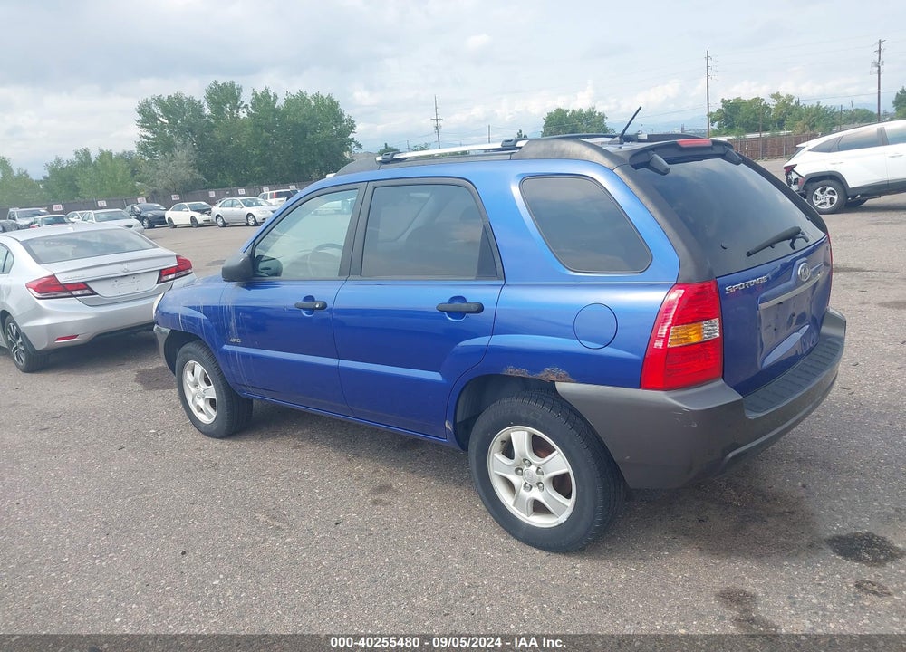 2007 KIA SPORTAGE LX VIN: KNDJE724277303510