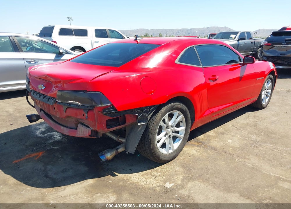 2014 CHEVROLET CAMARO 2LS VIN: 2G1FA1E3XE9293976