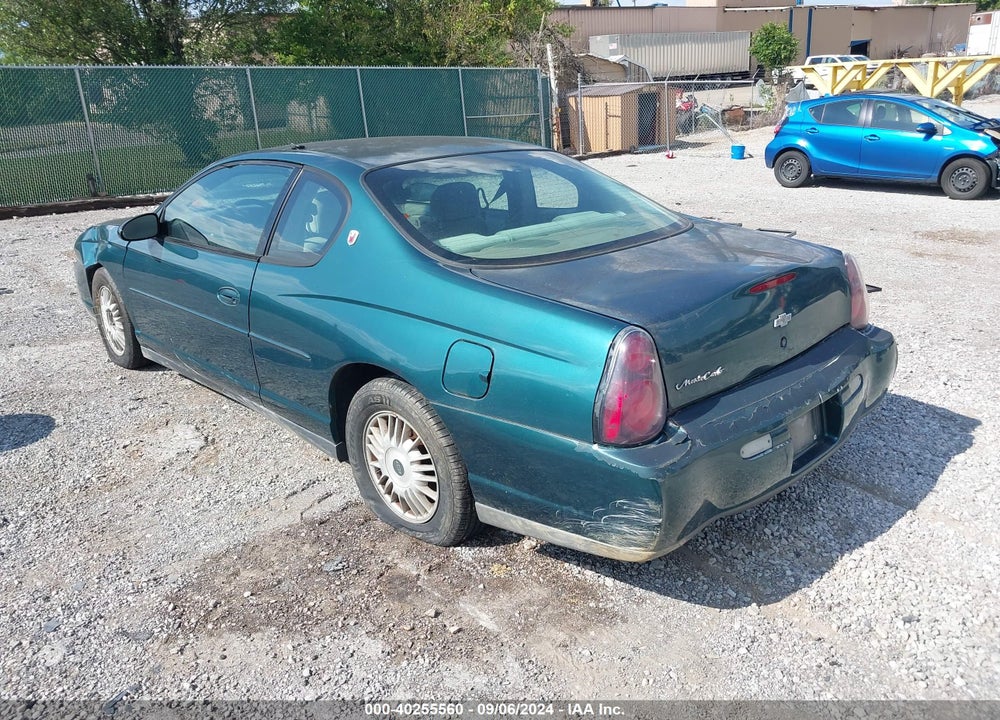 2001 CHEVROLET MONTE CARLO LS VIN: 2G1WW12E319193414