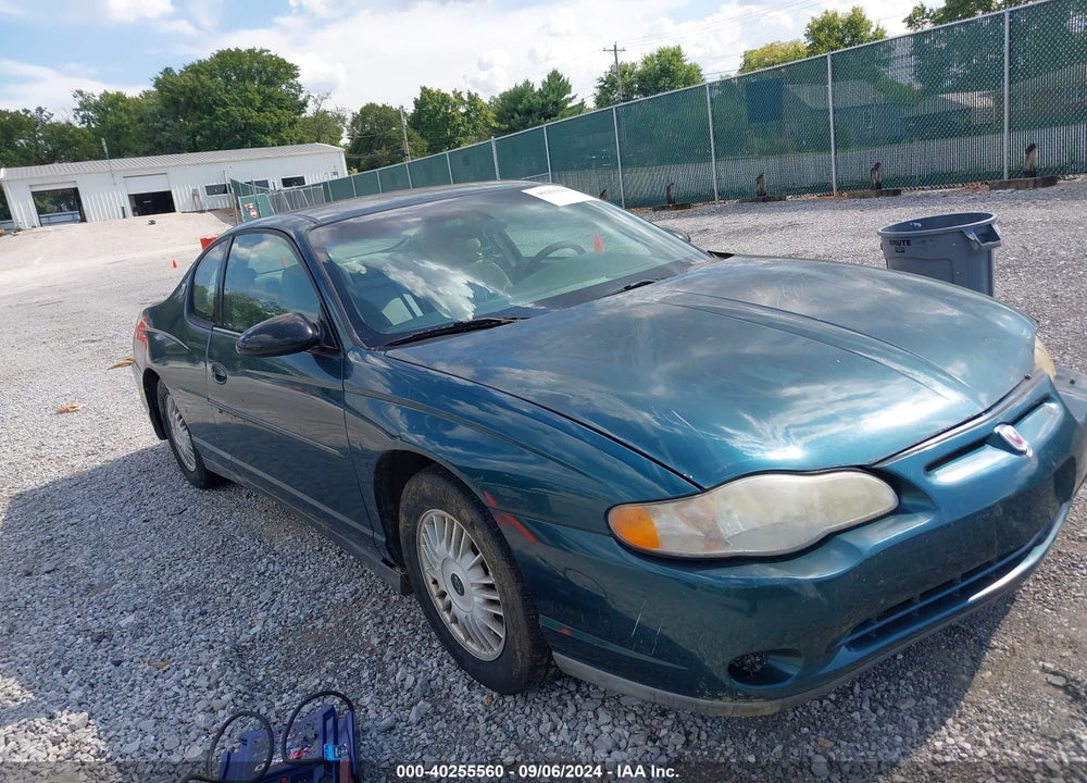 2001 CHEVROLET MONTE CARLO LS VIN: 2G1WW12E319193414
