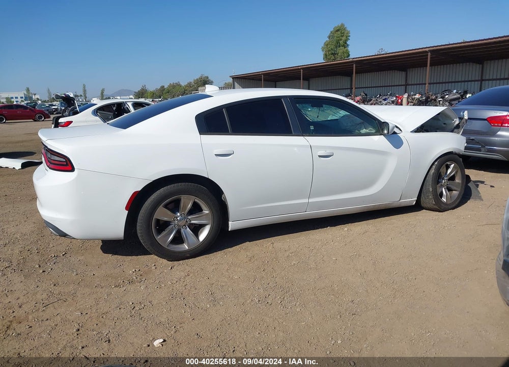 2016 DODGE CHARGER SXT VIN: 2C3CDXHG4GH166396