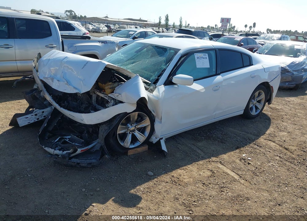 2016 DODGE CHARGER SXT VIN: 2C3CDXHG4GH166396