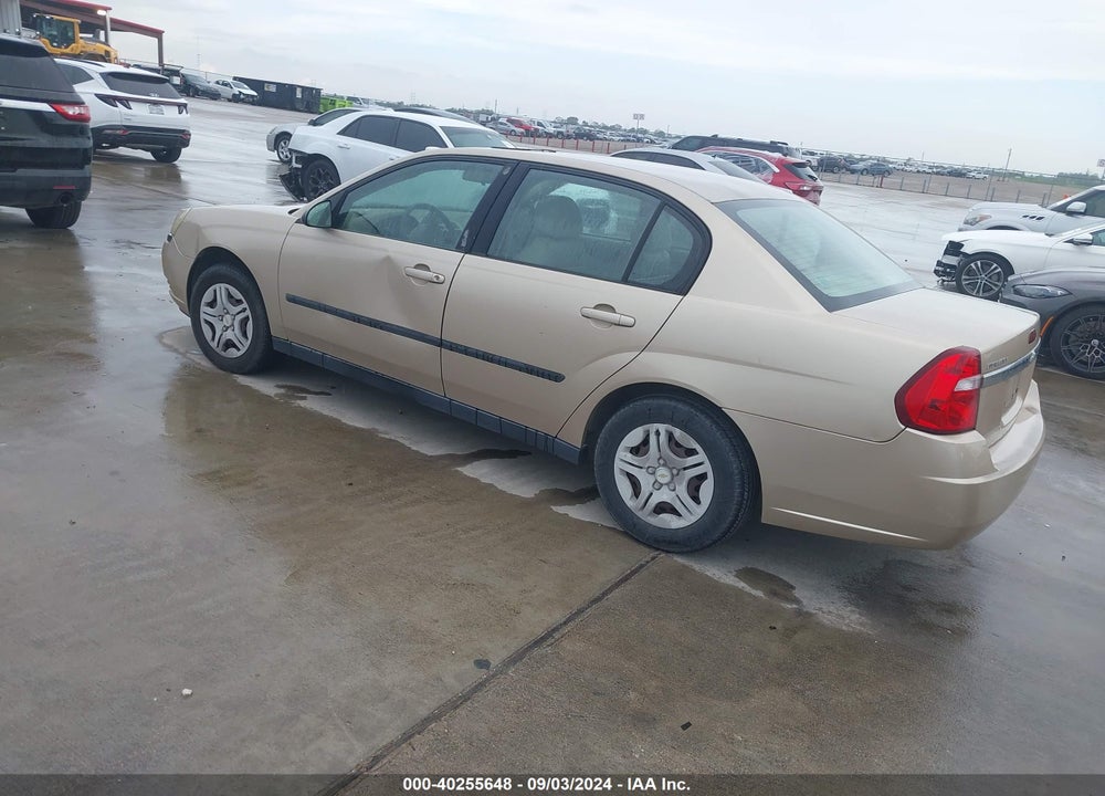2005 CHEVROLET MALIBU VIN: 1G1ZS52F95F186862