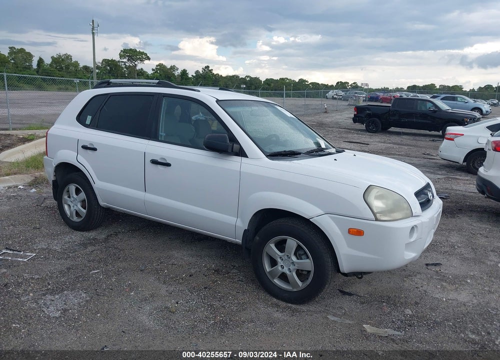2007 HYUNDAI TUCSON GLS VIN: KM8JM12B07U568938