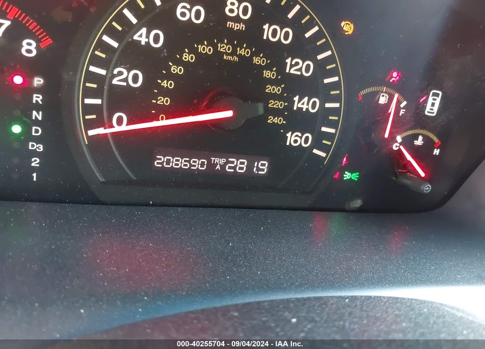 2005 HONDA ACCORD 2.4 DX VIN: 1HGCM56155A187544