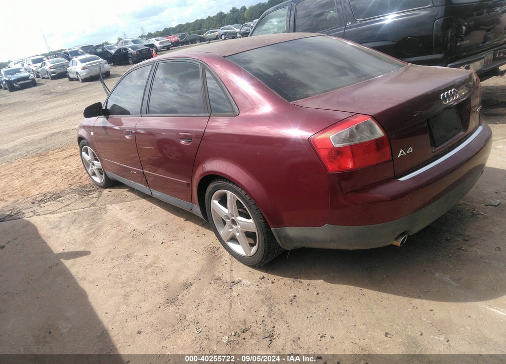 2004 AUDI A4 1.8T VIN: WAUJC68E64A116721