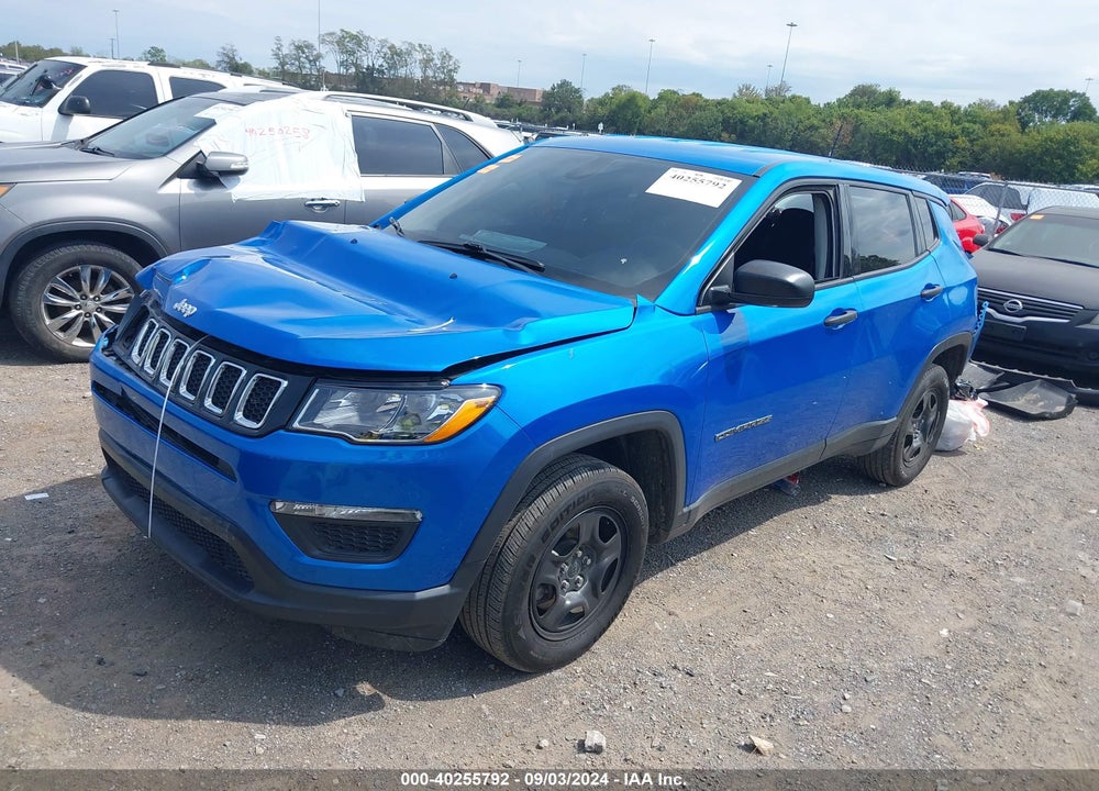2018 JEEP COMPASS SPORT 4X4 VIN: 3C4NJDAB7JT146006