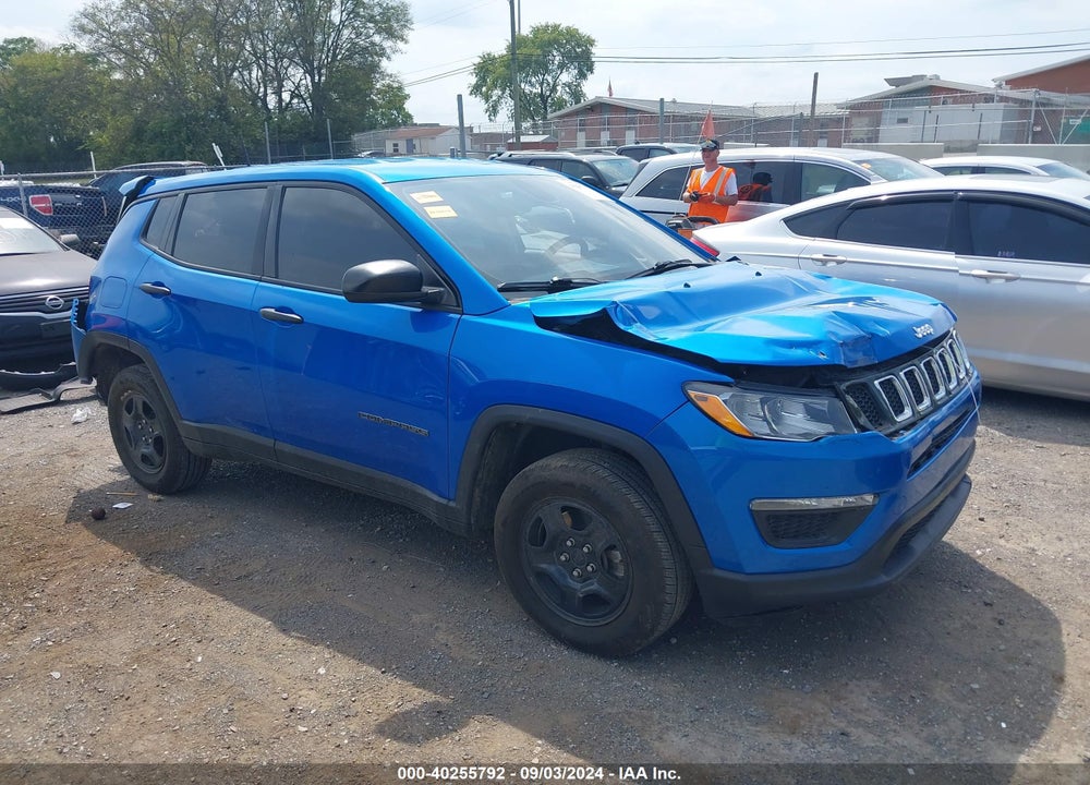 2018 JEEP COMPASS SPORT 4X4 VIN: 3C4NJDAB7JT146006