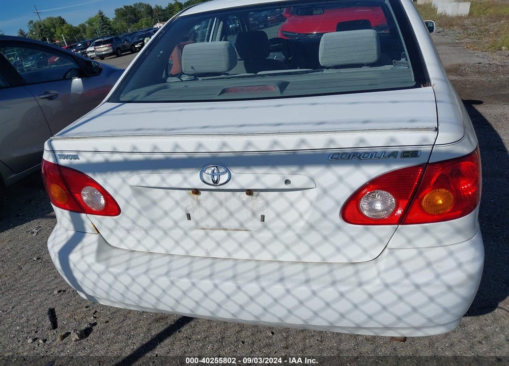 2004 TOYOTA COROLLA VIN: 2T1BR32E24C191828