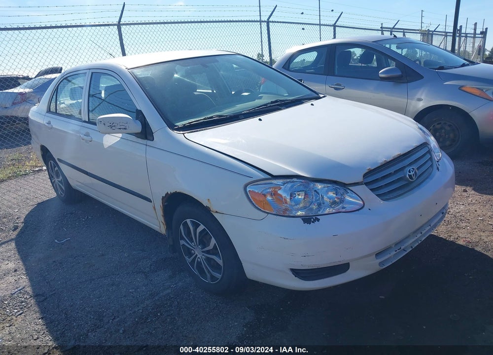 2004 TOYOTA COROLLA VIN: 2T1BR32E24C191828