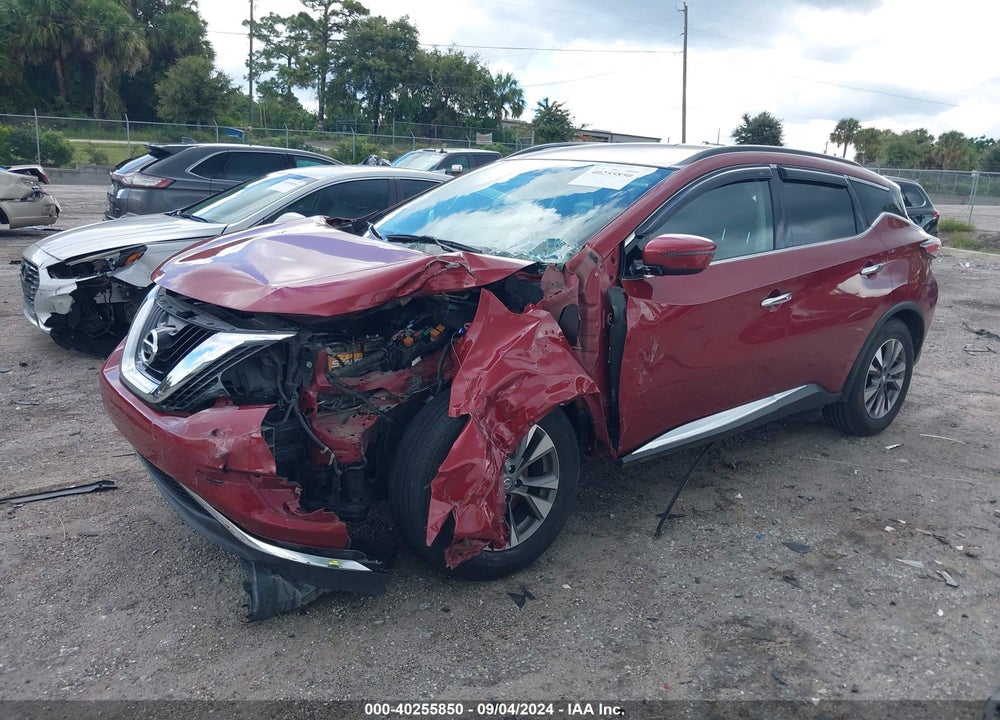 2018 NISSAN MURANO SV VIN: 5N1AZ2MG8JN110548