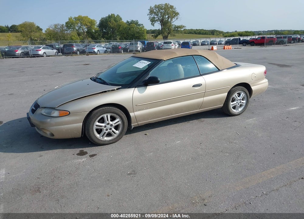 1999 CHRYSLER SEBRING JX VIN: 3C3EL45H1XT589483