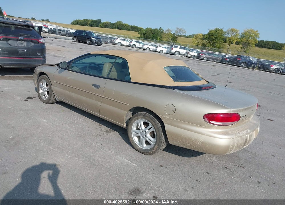 1999 CHRYSLER SEBRING JX VIN: 3C3EL45H1XT589483