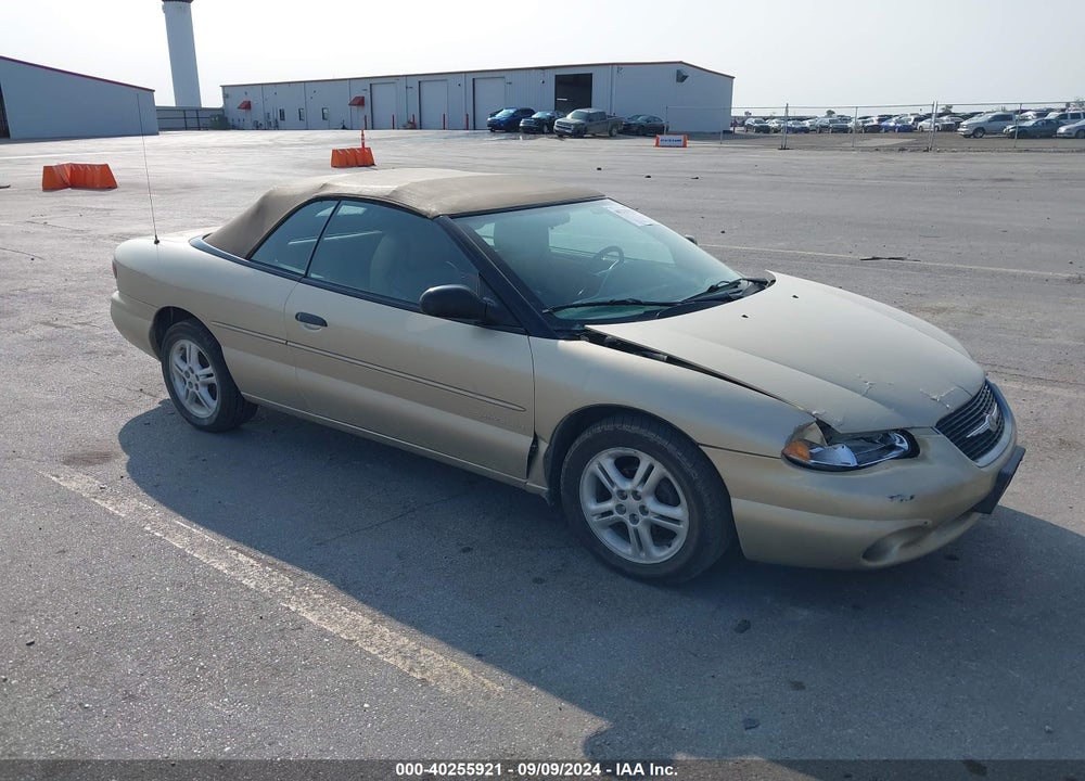1999 CHRYSLER SEBRING JX VIN: 3C3EL45H1XT589483
