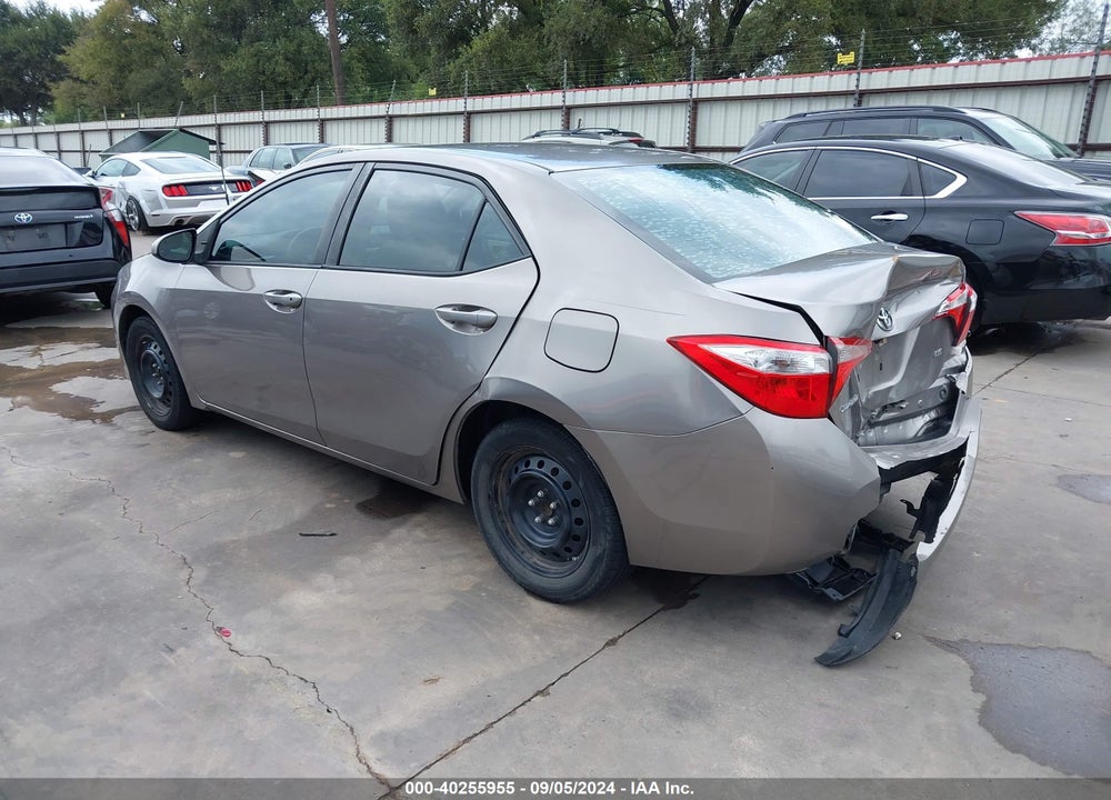 2015 TOYOTA COROLLA LE VIN: 5YFBURHEXFP279277