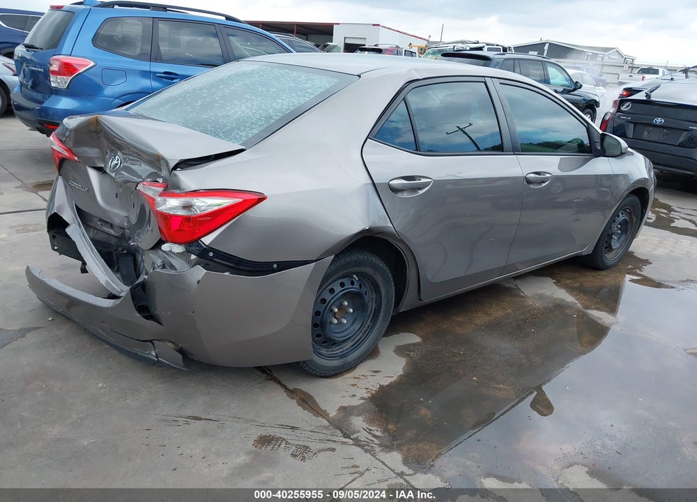 2015 TOYOTA COROLLA LE VIN: 5YFBURHEXFP279277