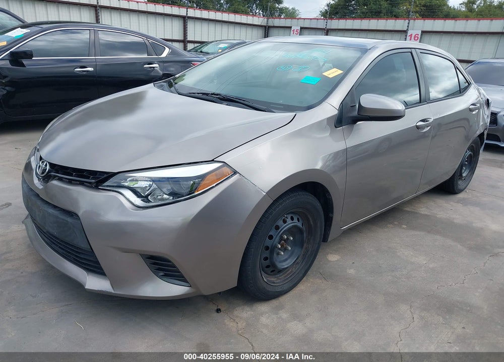 2015 TOYOTA COROLLA LE VIN: 5YFBURHEXFP279277