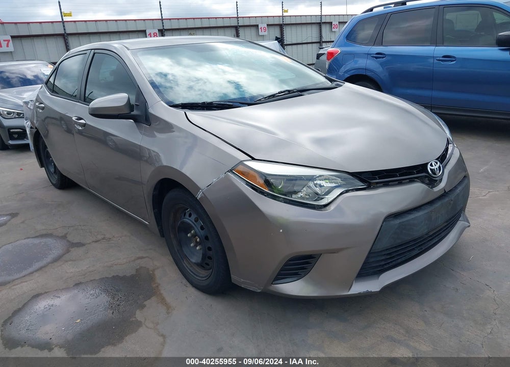 2015 TOYOTA COROLLA LE VIN: 5YFBURHEXFP279277