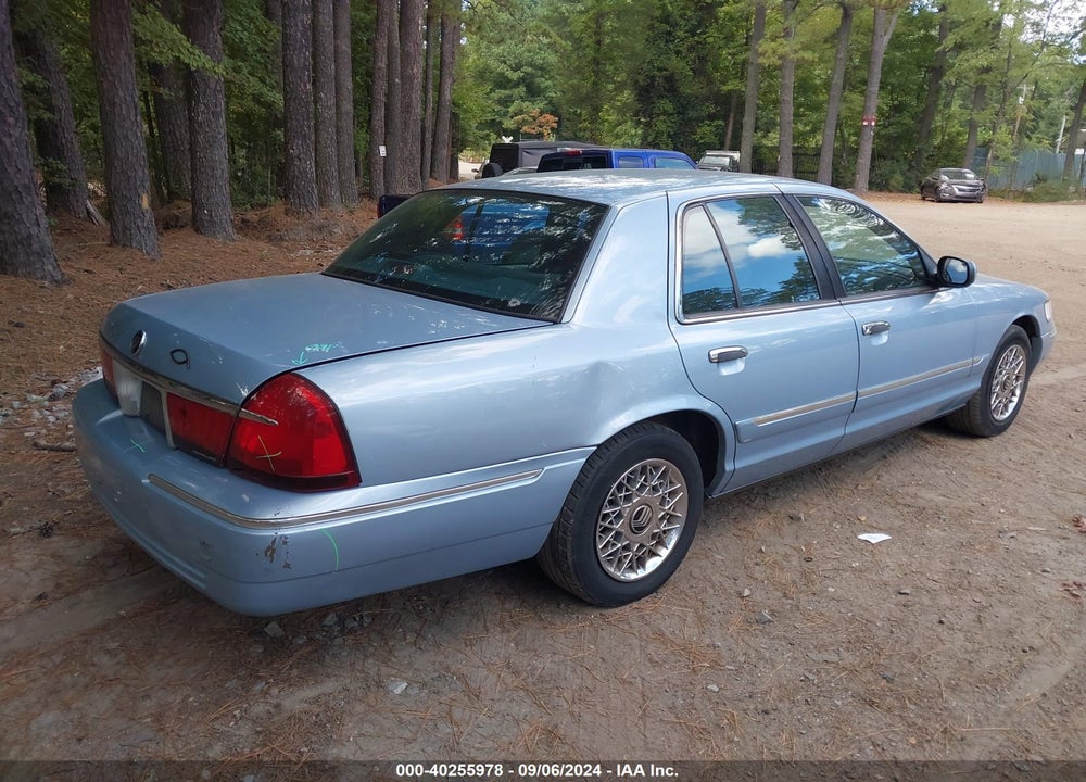 1999 MERCURY GRAND MARQUIS GS VIN: 2MEFM74W4XX710177