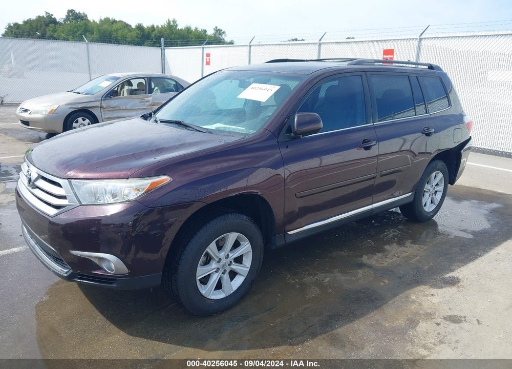 2013 TOYOTA HIGHLANDER BASE PLUS V6 VIN: 5TDZK3EH7DS133147