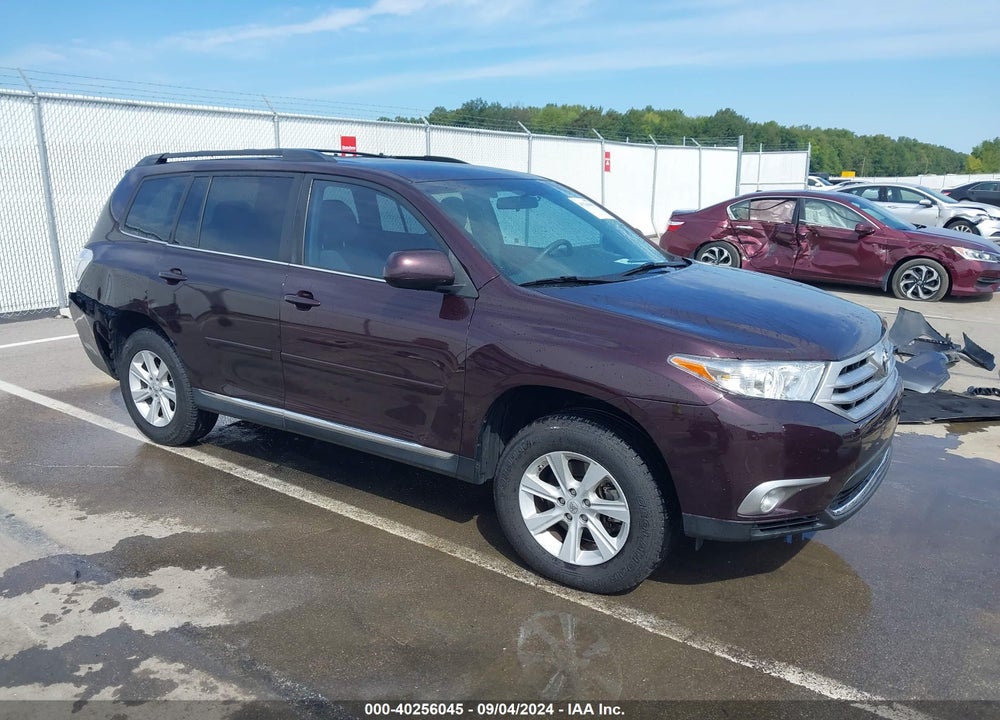 2013 TOYOTA HIGHLANDER BASE PLUS V6 VIN: 5TDZK3EH7DS133147