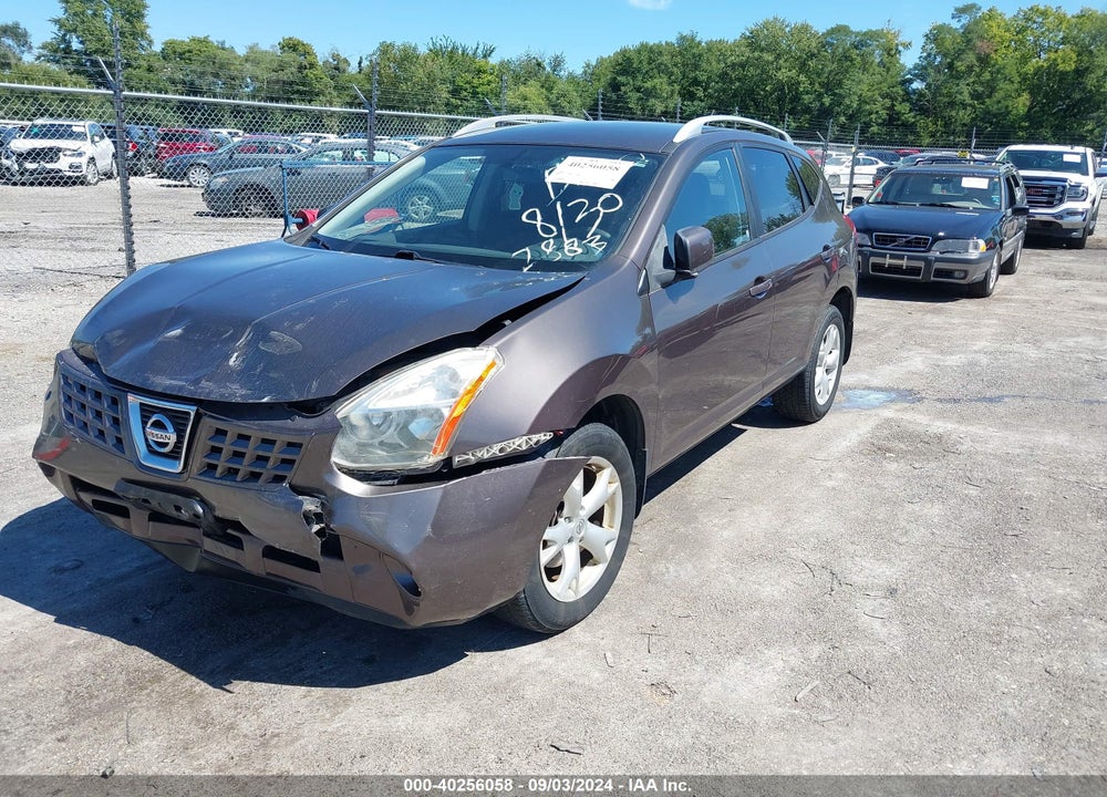 2008 NISSAN ROGUE SL VIN: JN8AS58VX8W102883