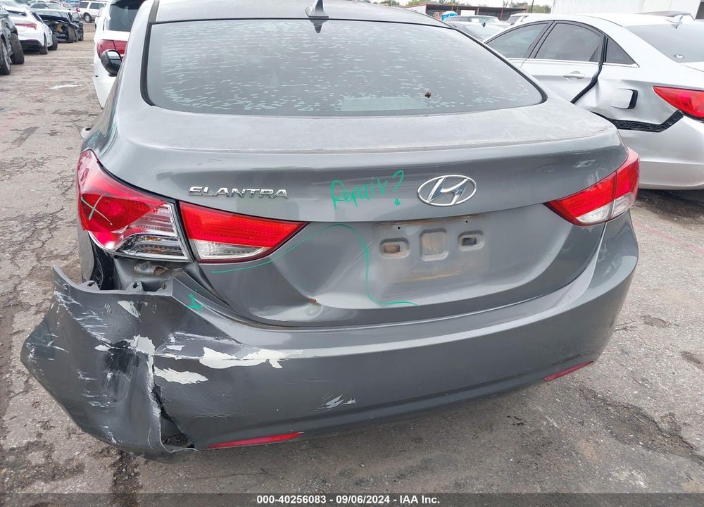 2013 HYUNDAI ELANTRA GLS VIN: 5NPDH4AE2DH367793