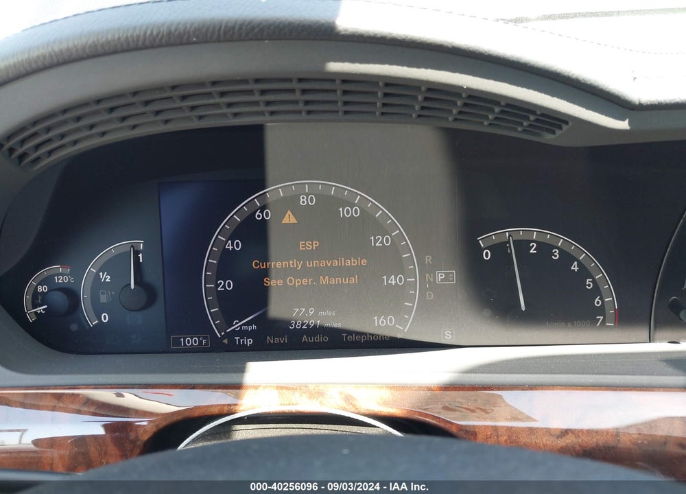 2007 MERCEDES-BENZ S 550 VIN: WDDNG71X87A055862
