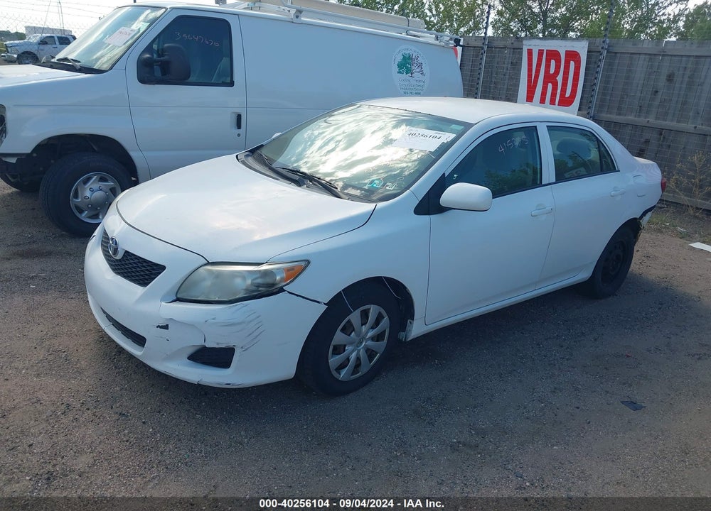2009 TOYOTA COROLLA LE VIN: 2T1BU40E09C114115