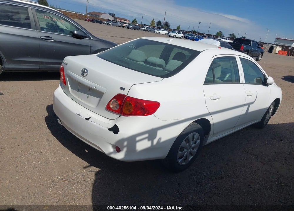 2009 TOYOTA COROLLA LE VIN: 2T1BU40E09C114115