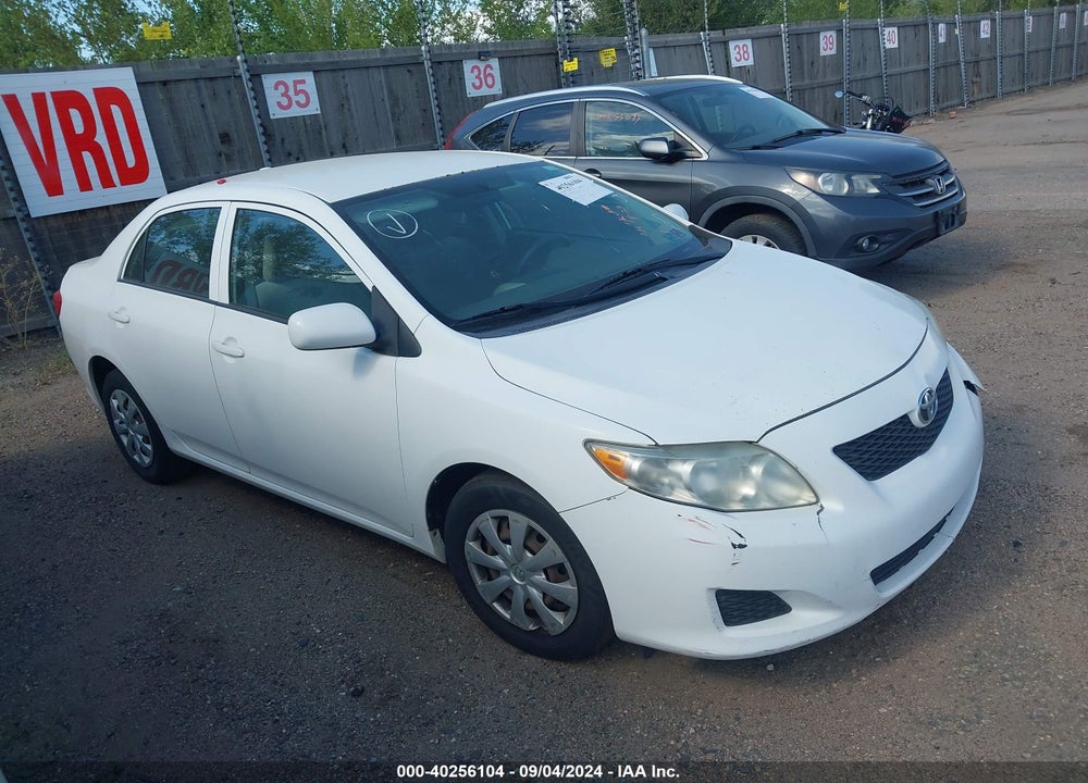 2009 TOYOTA COROLLA LE VIN: 2T1BU40E09C114115