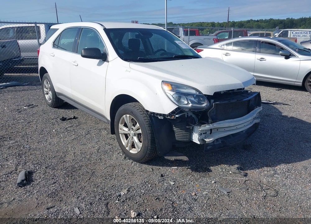 2017 CHEVROLET EQUINOX LS VIN: 2GNALBEK6H1547363