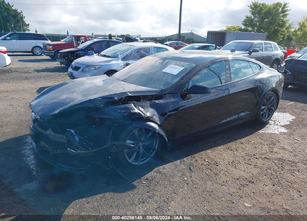 2022 TESLA MODEL S PLAID TRI MOTOR ALL-WHEEL DRIVE VIN: 5YJSA1E64NF486989