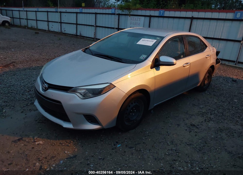 2016 TOYOTA COROLLA LE VIN: 5YFBURHE2GP396885