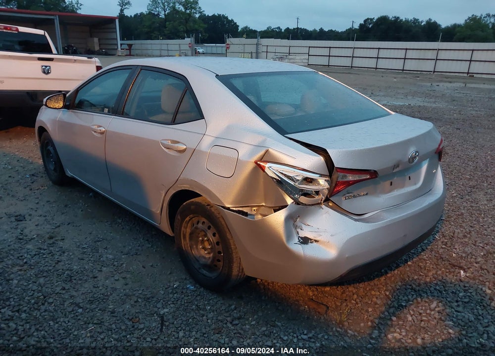 2016 TOYOTA COROLLA LE VIN: 5YFBURHE2GP396885