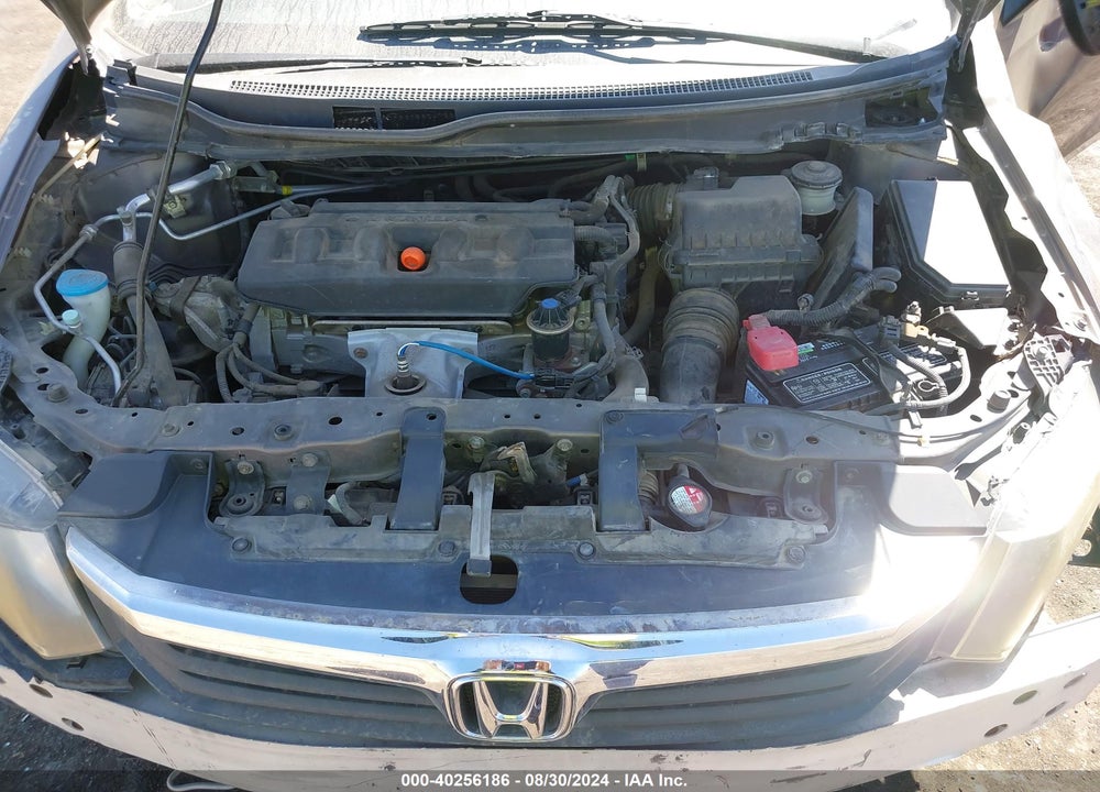 2012 HONDA CIVIC LX VIN: 19XFB2F53CE324736