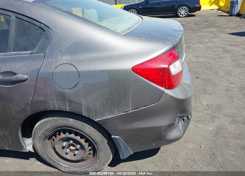 2012 HONDA CIVIC LX VIN: 19XFB2F53CE324736