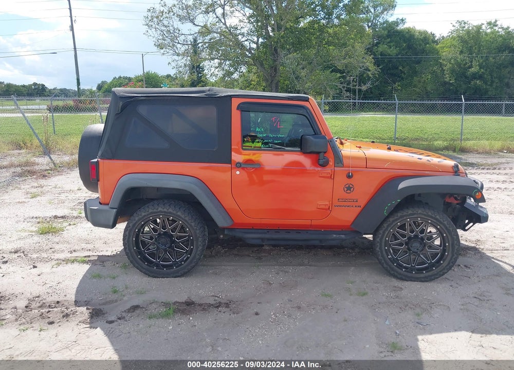 2015 JEEP WRANGLER SPORT VIN: 1C4AJWAG4FL644320