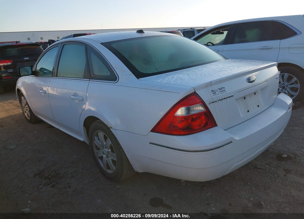 2007 FORD FIVE HUNDRED SEL VIN: 1FAHP24167G144348