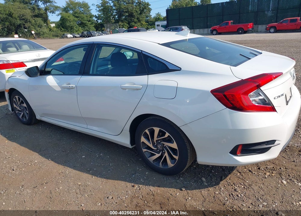 2018 HONDA CIVIC EX VIN: 2HGFC2F74JH542654
