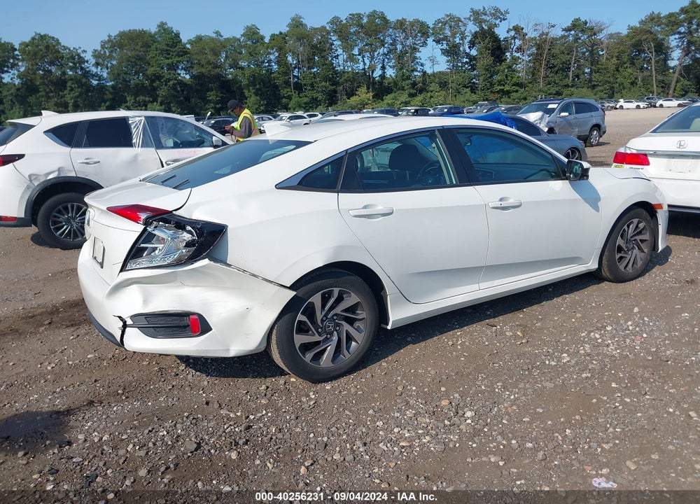 2018 HONDA CIVIC EX VIN: 2HGFC2F74JH542654