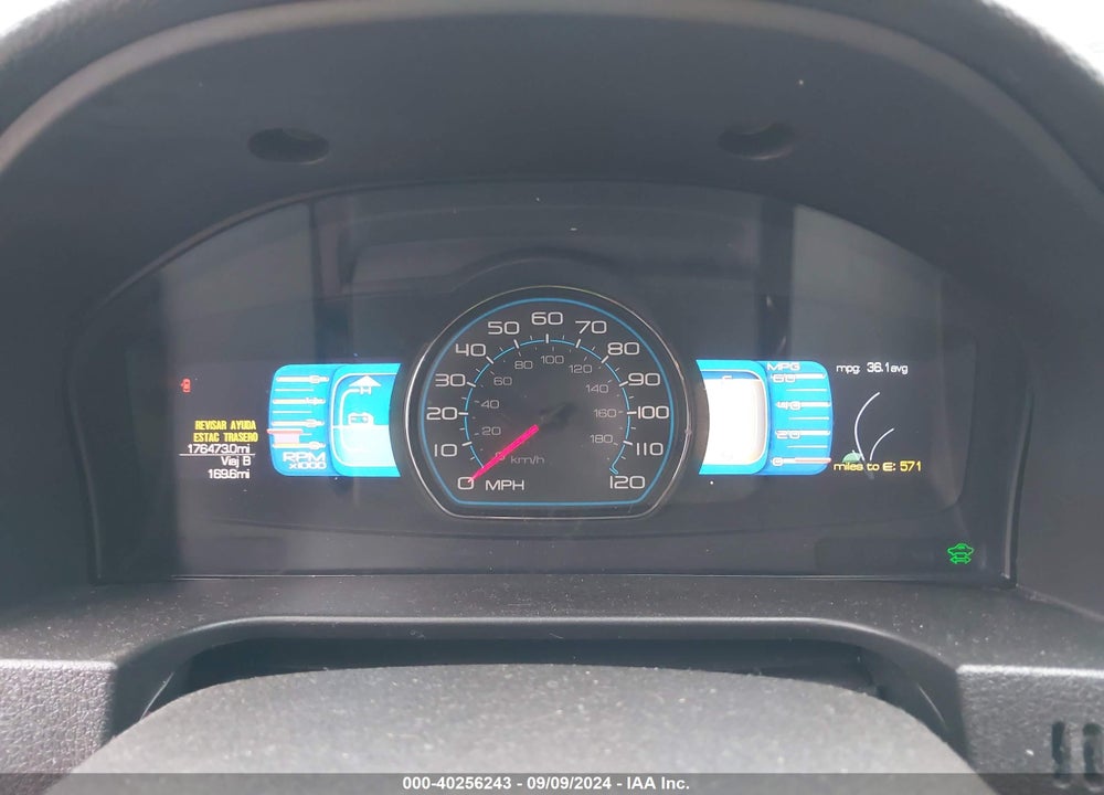 2010 FORD FUSION HYBRID VIN: 3FADP0L30AR139006