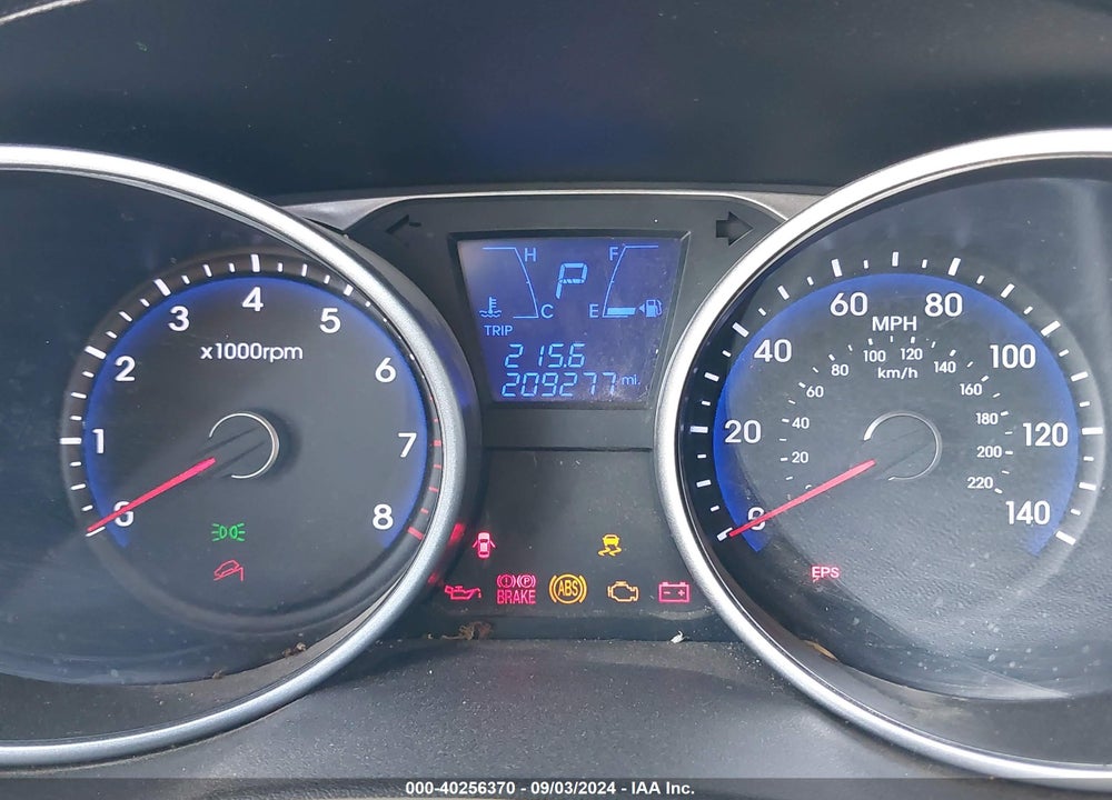 2012 HYUNDAI TUCSON GLS VIN: KM8JU3AC7CU433570
