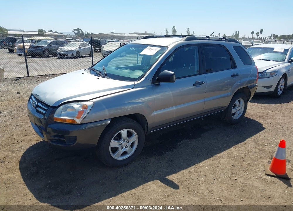 2008 KIA SPORTAGE LX VIN: KNDJF724587539518