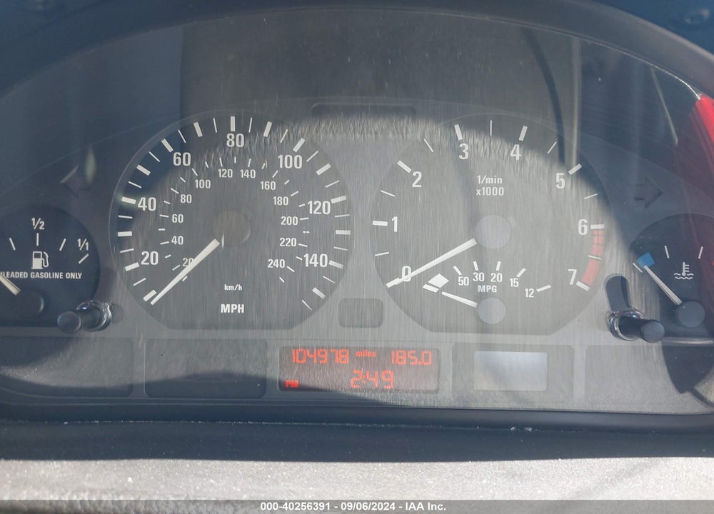 2002 BMW 325I VIN: WBAET37442NG82801