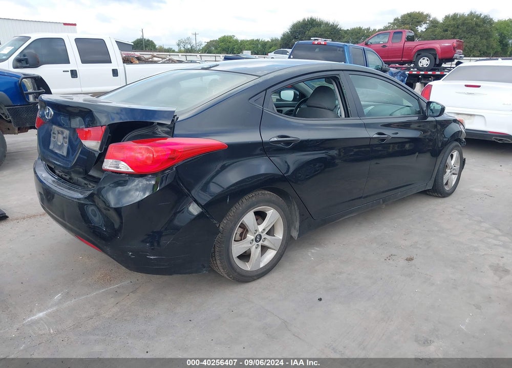 2012 HYUNDAI ELANTRA GLS VIN: 5NPDH4AE9CH082877