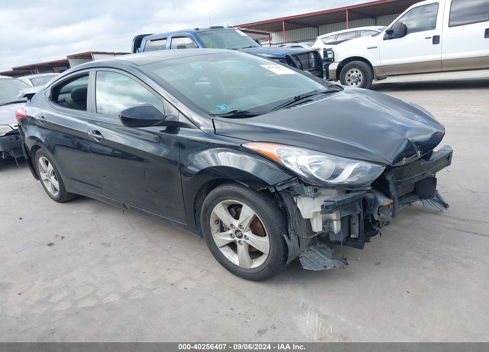 2012 HYUNDAI ELANTRA GLS VIN: 5NPDH4AE9CH082877