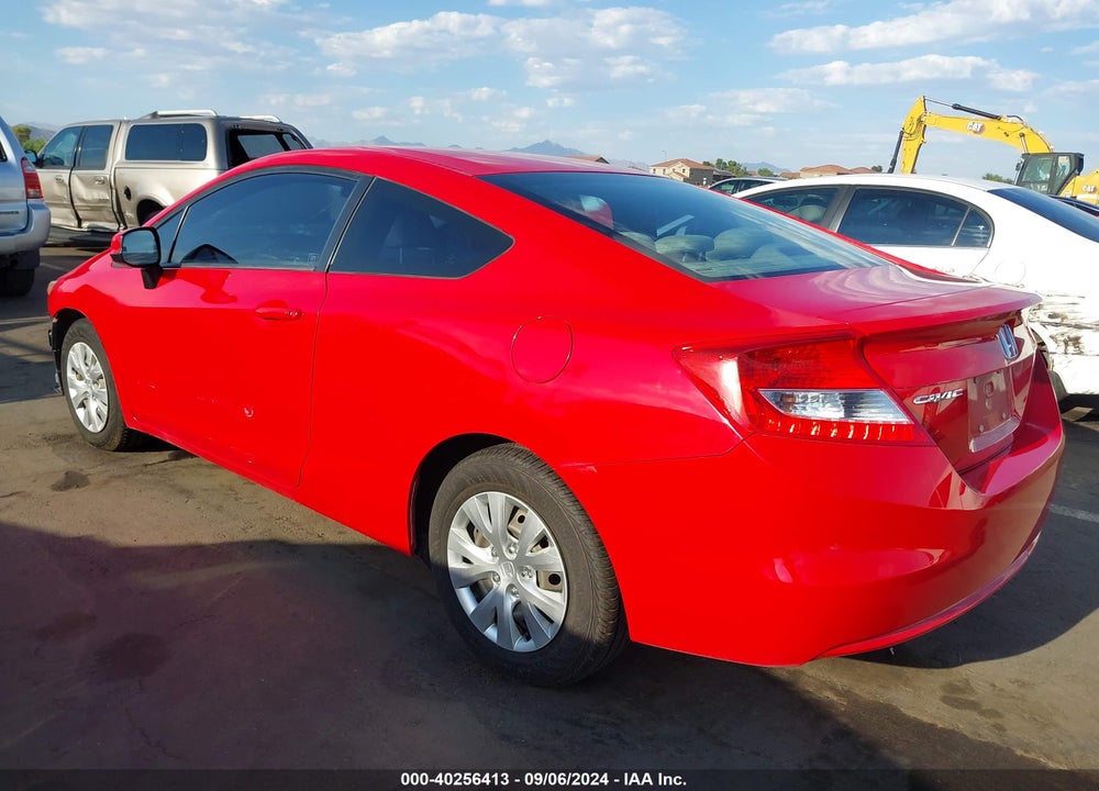 2012 HONDA CIVIC LX VIN: 2HGFG3B54CH541117