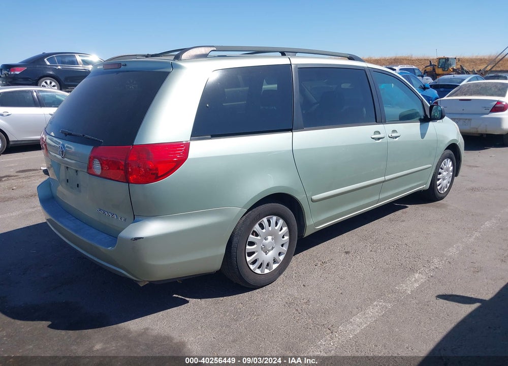 2007 TOYOTA SIENNA LE VIN: 5TDZK23C97S044881