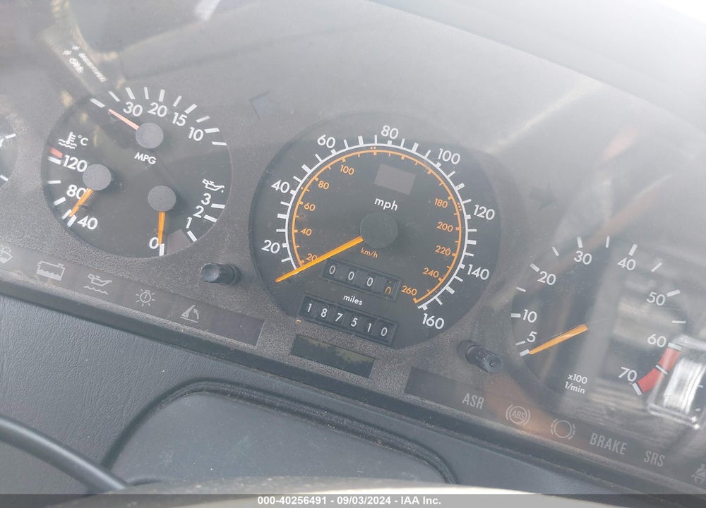 1992 MERCEDES-BENZ 500 SL VIN: WDBFA66E9NF054798